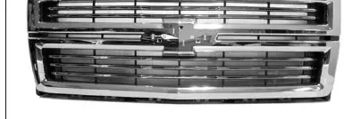 Решётка радиатора 23259619 — Chevrolet SILVERADO 14-15
