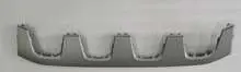 Нижняя часть переднего бампера накладка панель серебристый грунт 2GJ 807 532 B 2UC — VW TAOS 2025-