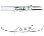 D4PA задний бампер bright 4HO 807 459 — Audi A8(D4PA) 15"-18"