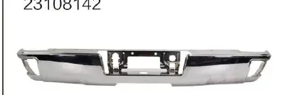 Бампер, задний без Parking Aid Sensors хром 23108142 — Chevrolet CHEVY SILVERADO 2016-2018