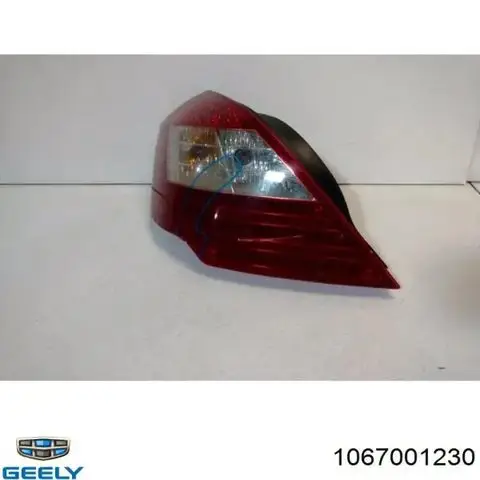 Задний фонарь L:1067001230 R:1067001231 — Geely Emgrand EC-7 3-box