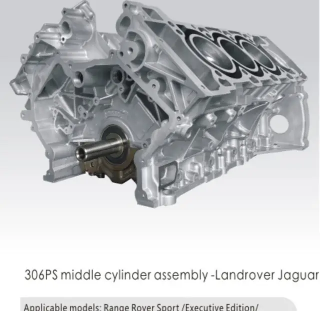 Средний блок цилиндров в сборе 306PS - Jaguar Land Rover — Land Rover