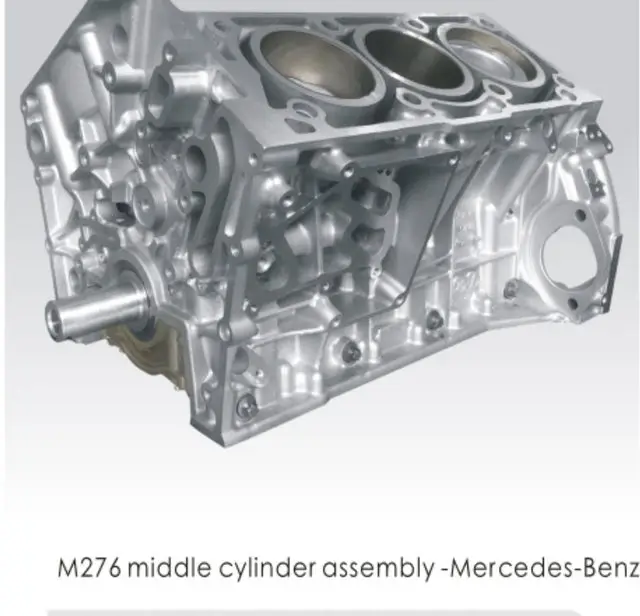 Средний блок цилиндров в сборе M276 - Mercedes-Benz — Mercedes-Benz