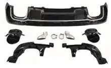 A4B9PA 20'' RS4 задний диффузор+выхлопные насадки (обычный/sline/allroad) — Audi