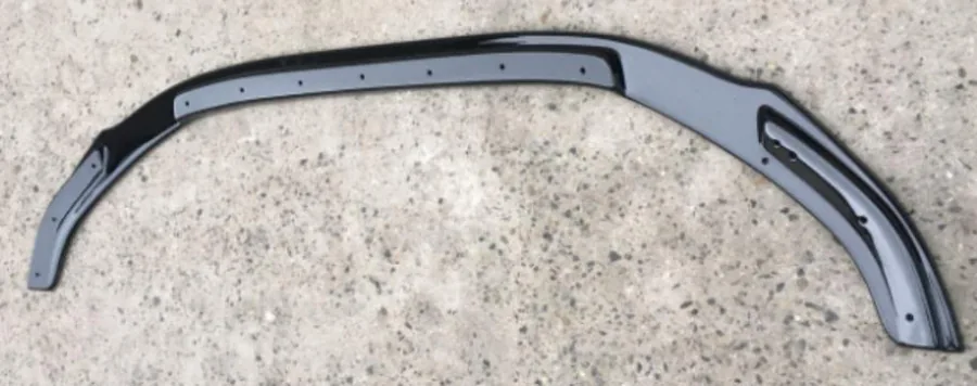 VW T6 2016-2019 передний Splitter глянцевый чёрный (ADDED под THE GENIUNE бампер) — Volkswagen