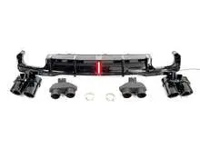 A7/19-23 S7 задний диффузор+выхлопные насадки — Audi