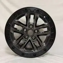 Диск Flow Forming 17*8.0 (Semi-matte чёрный Machine face+Semi-matte чёрный lip) — Jeep